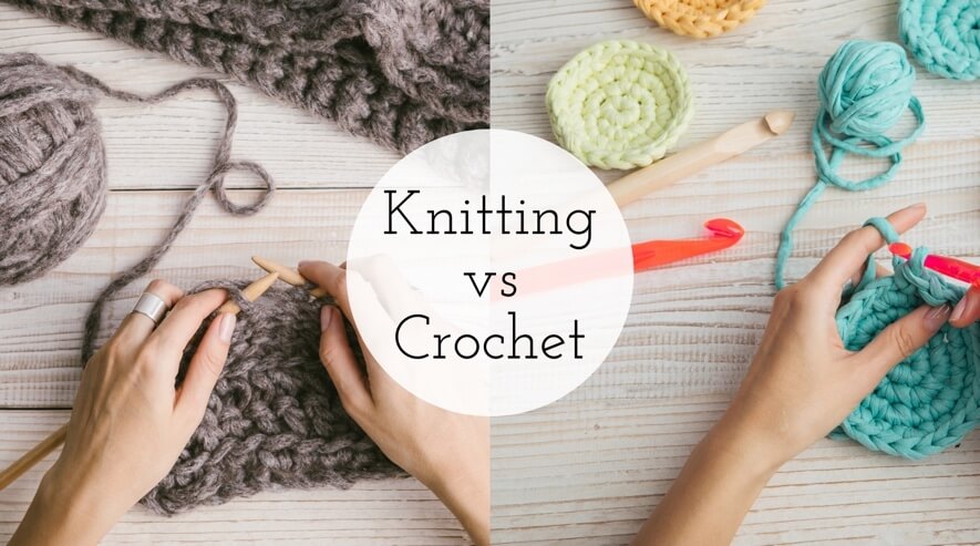 You are currently viewing Crocheting vs knitting : 2 Crafting Happiness