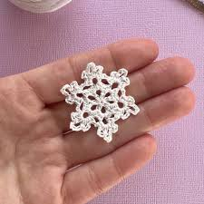 Crochet snowflake