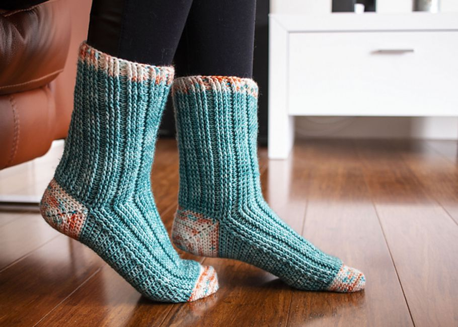 crochet socks